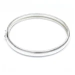 Твърда сребърна класическа гривна проба 925 подходяща за всяка изискана жена